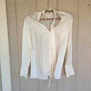 Rag & bone silk secretary blouse